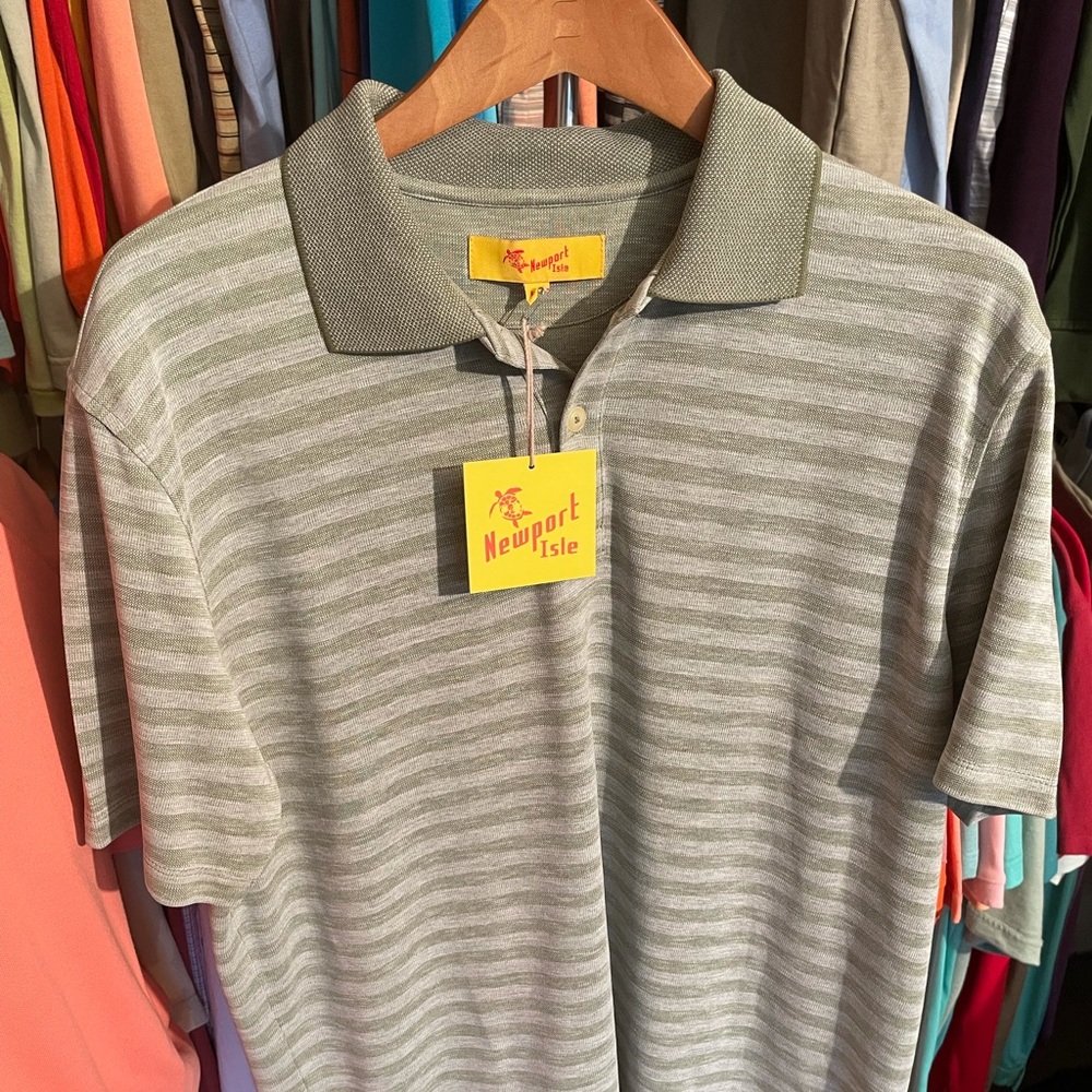 (New) Men’s Polo / Newport Isle / Green / L